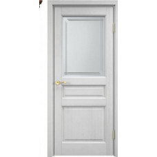 Дверь межкомнатная из массива сосны "Модель №5" (остеклённая)