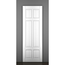 Дверь межкомнатная из массива ольхи ДорВуд "Модель №20" эмаль белая