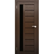 Дверь межкомнатная "Амати 4" (чёрное стекло)