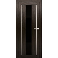 Дверь межкомнатная "Амати 5" (чёрное стекло)